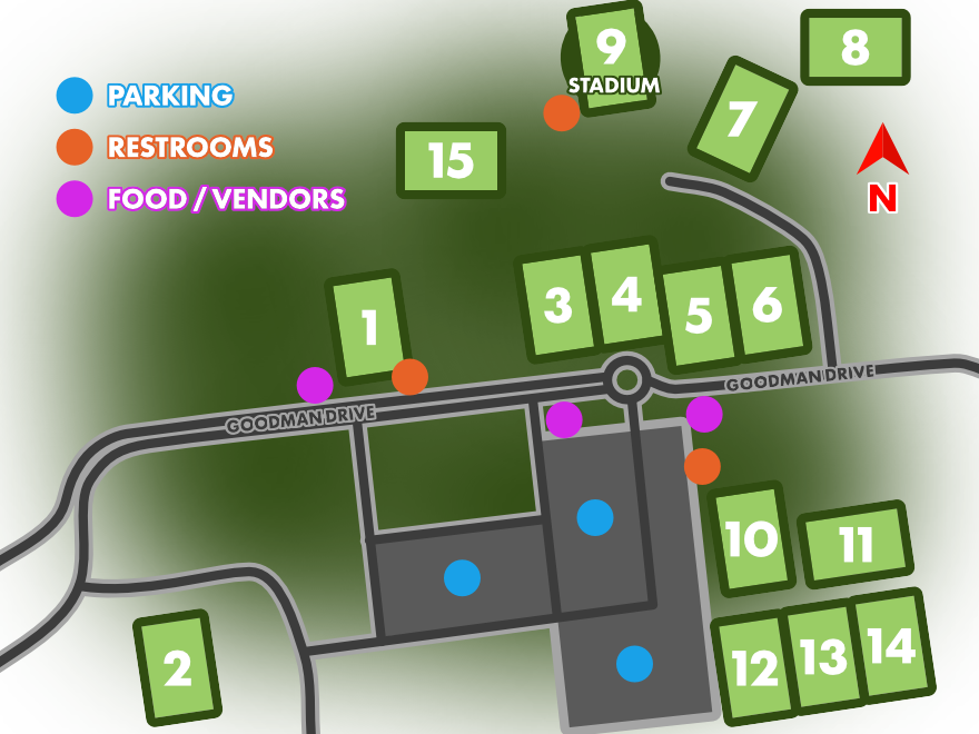 Lehigh University Field Map
